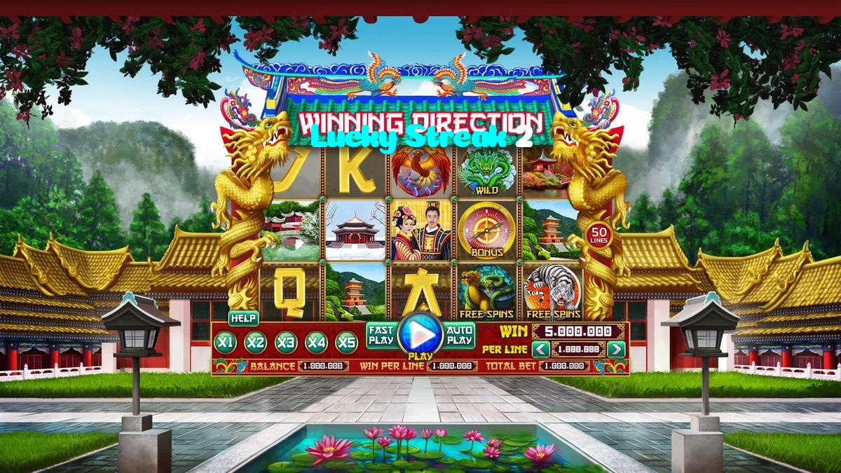 Lucky Streak 2 casino presented on mobile device in Pakistan with slots and live games